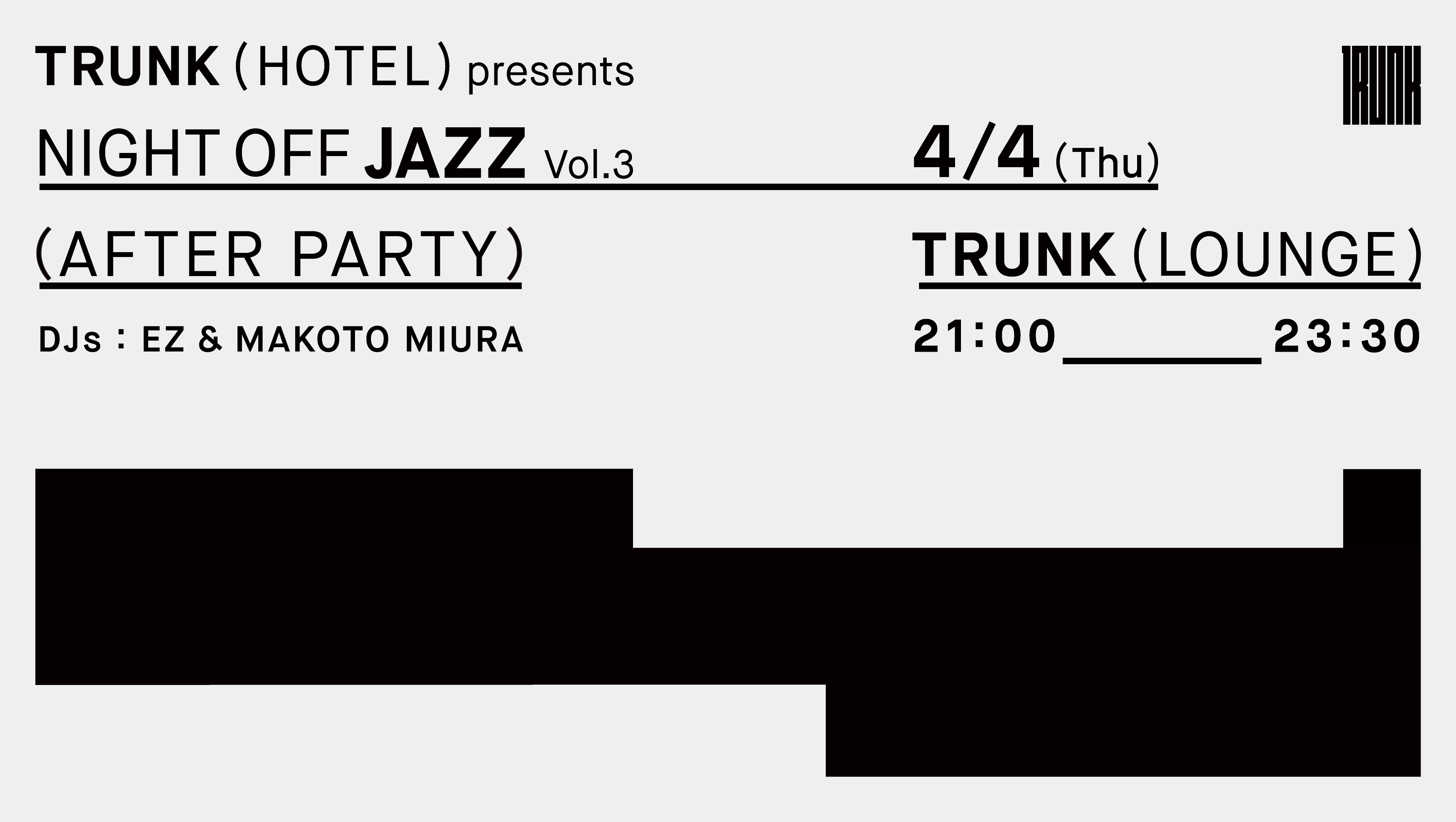 Night off Jazz vol.3 -AFTER PARTY-