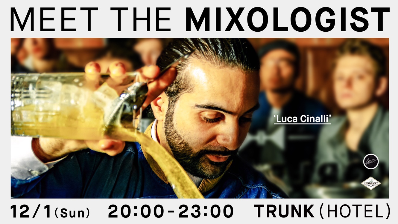 Meet the Mixologist "Luca Cinalli"